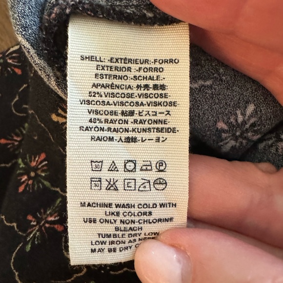 Free People NWT Debby Dot Romper in Black Combo - Picture 10 of 10